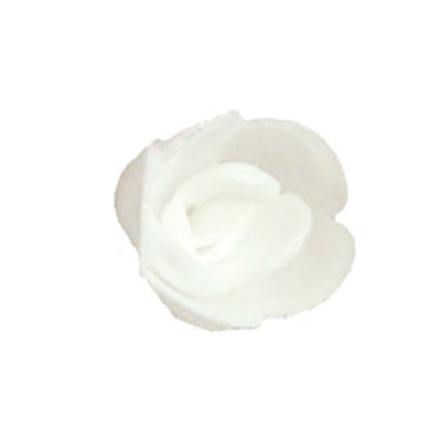Вафельные фигурки малые Розы белые 2,5 см 640 шт