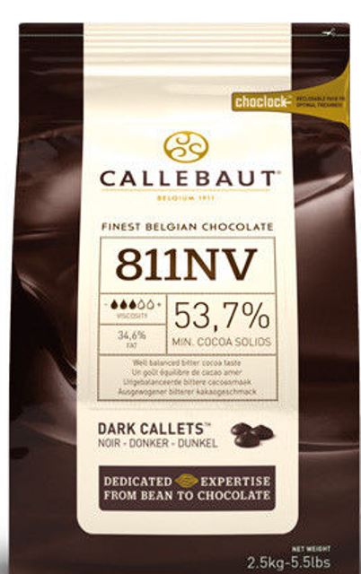 Шоколад темный 811NV-595 монетки 10 кг Barry Callebaut