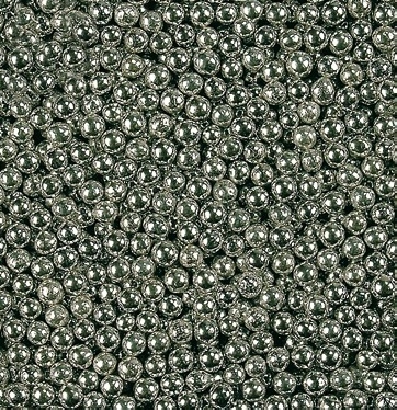 Посыпка Шарики декоративные серебряные 6 мм 1 кг
