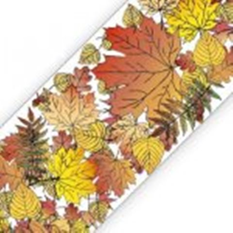 Лента бордюрная цветная Осенние листья h45мм 500 м СоюзПищеПром
