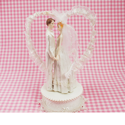 Фигурка для свадебного торта Свадебная пара 22 см