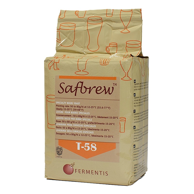 Дрожжи пивные сухие Fermentis SafbrewT-58 (500 грамм)