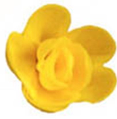 Вафельные Розы малые 160 шт желтые СоюзПищеПром