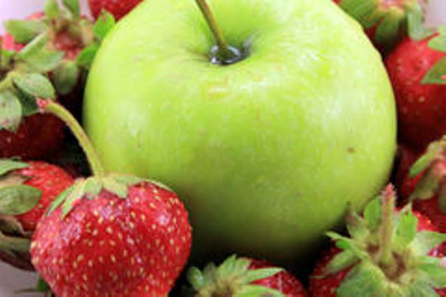 Термостабильный конфитюр с 40% содержанием фруктов клубника с яблоком 13 кг