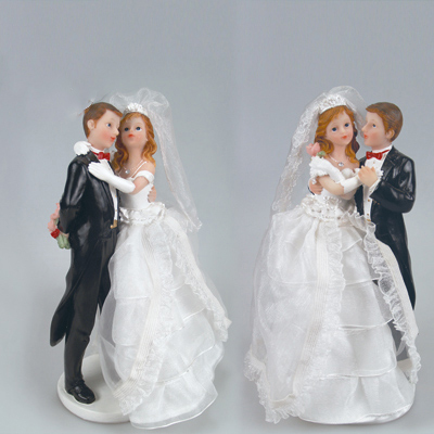 Фигурка для свадебного торта Свадебная пара 2 вида 18 см