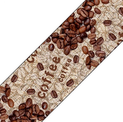Бордюрная лента кондитерская цветная Кофейные зёрна 500х0,045 м